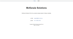 Desktop Screenshot of mck.com.au